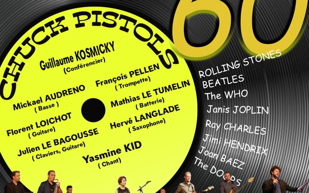 Concert-conférence à l’UTL de Lesneven : les années 60, avec Guillaume Kosmicki et les Chuck Pistols
